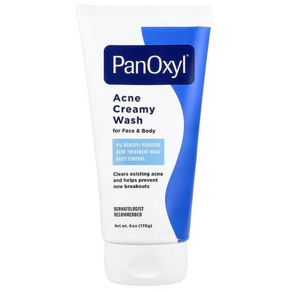 PanOxyl Nettoyant Crémeux Anti-Acné 4%(170g)