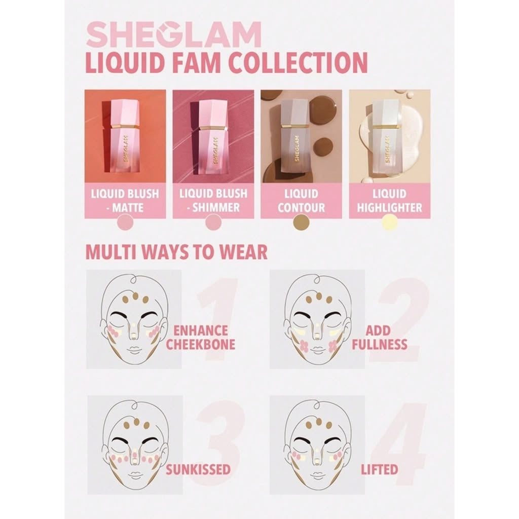 Sheglam Color Bloom matte blush 001 Love cake