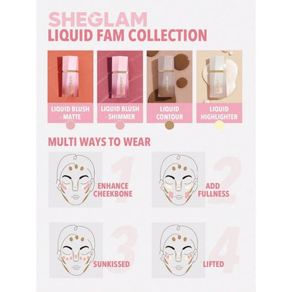 Sheglam Color Bloom matte blush 001 Love cake