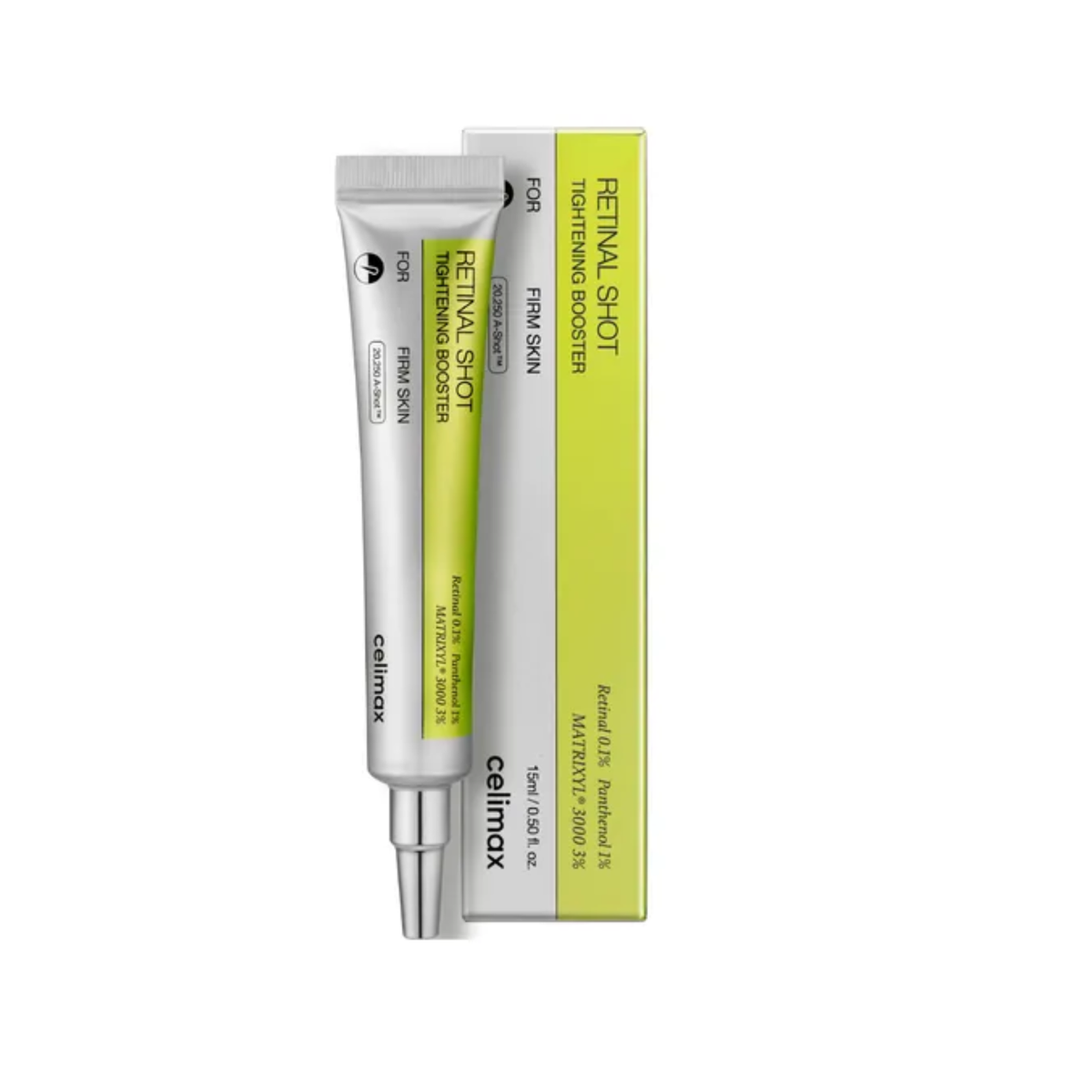 CELIMAX Retinal Shot Sérum 15ml Anti-Rides Rétinal Régénérant Texture Éclat Teint Vitamine A Anti-Âge