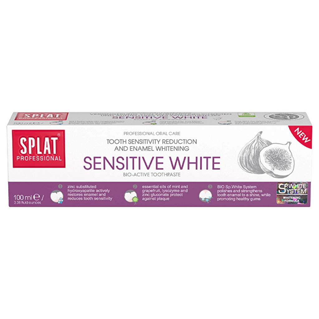 Dentifrice Splat Proffessional Sensitive White Pour dents Sensibles 100 ml