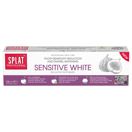 Dentifrice Splat Proffessional Sensitive White Pour dents Sensibles 100 ml