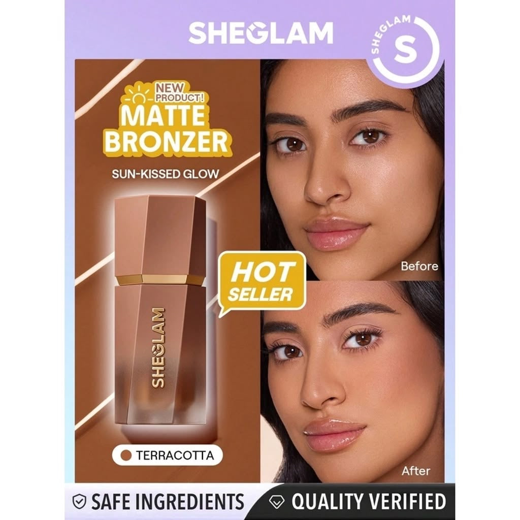 Sheglam Sun beam Matte Liquide Bronzer Blush 12 terracotta
