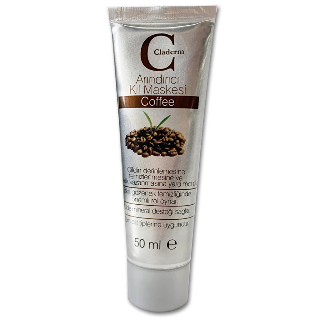 Masque Visage à l’argile et au café claderm 50 ml