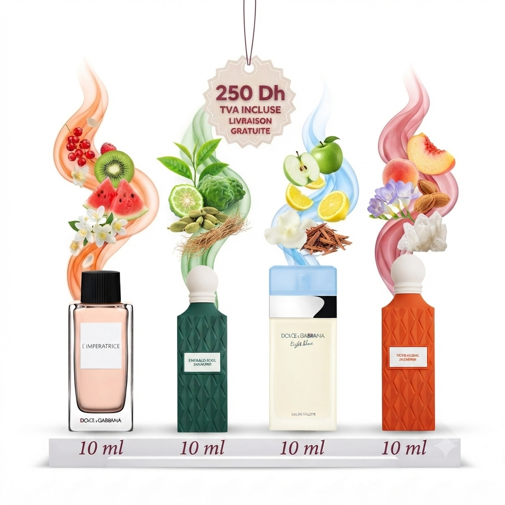 Pack L’imperatrice+Emerald soul+Light blue+Nude Coral 40ML
