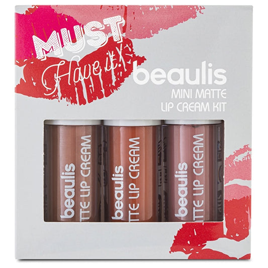 Coffret de mini rouge a lèvres liquide mats beaulis 242